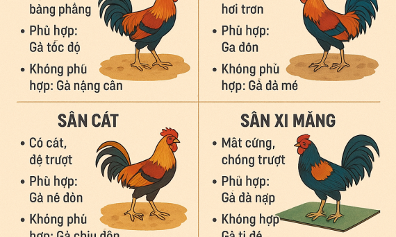 Phân Tích Địa Hình Sân Đá – Bí Quyết Chọn Trường Đấu Đúng Cho Chiến Kê 17 chon san da ga