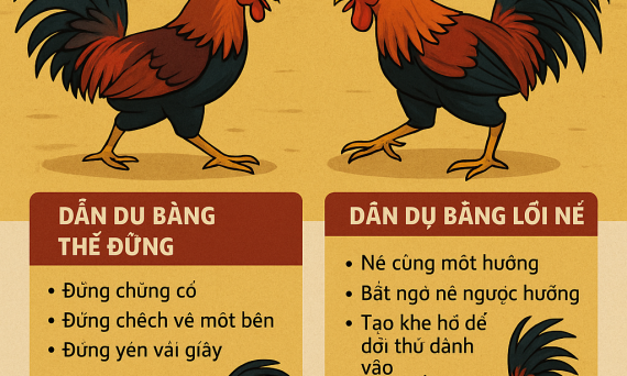 Kỹ Thuật Dẫn Dụ Gà Đối Thủ – Nghệ Thuật Tâm Lý Trong Mỗi Trận Đấu 5 du ga doi thu