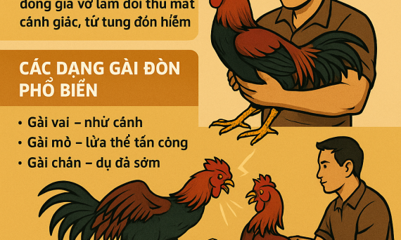 Gài đòn gà đá - Bí Quyết Làm Chủ Trận Đấu Nhờ Mưu Trí 13 gai don ga da