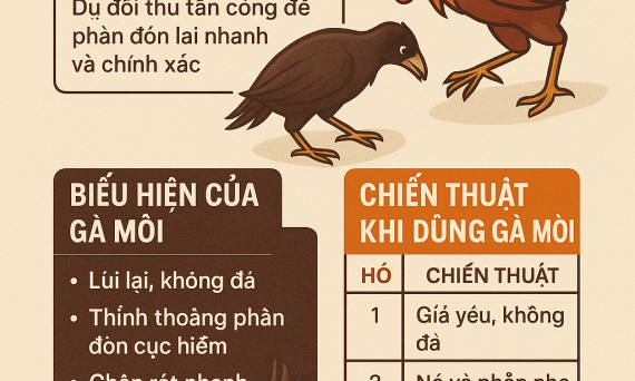 Kỹ Thuật “Mồi Gà” – Nghệ Thuật Khiến Đối Thủ Mắc Bẫy Trong Trận Đá 9 moi ga