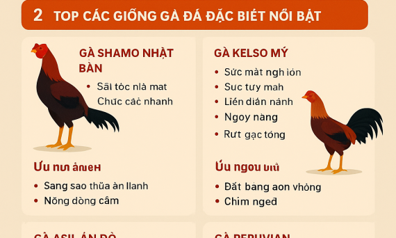 Giống Gà Đá Đặc Biệt – Bí Quyết Chọn Và Nuôi Để Chiếm Ưu Thế Trường Đấu 7 giong ga da dac biet