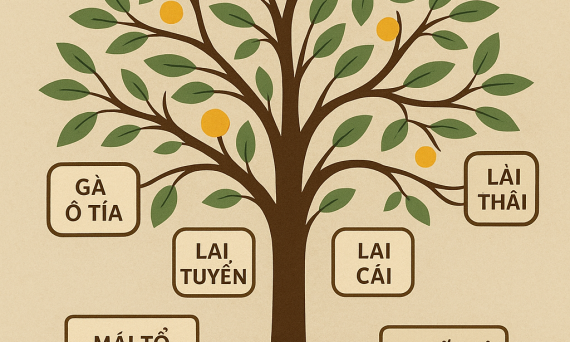 Cây phả hệ chiến kê – Huyết mạch & Lai tạo 7 cay pha he chien ke