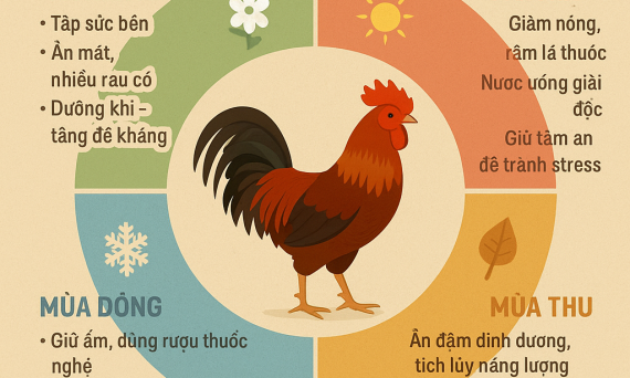 Bí Pháp Dưỡng Sinh Chiến Kê 5 duong sinh chien ke